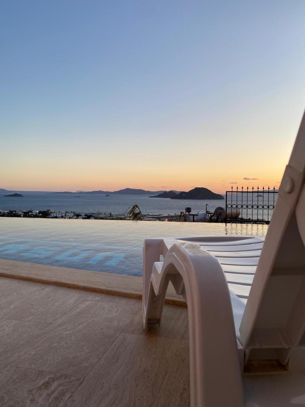 Bodrum Eason Villa & House 350M2 Full Sea View With Private Infinity Pool エクステリア 写真